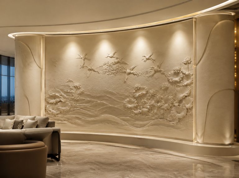 定制GRG艺术浮雕墙面