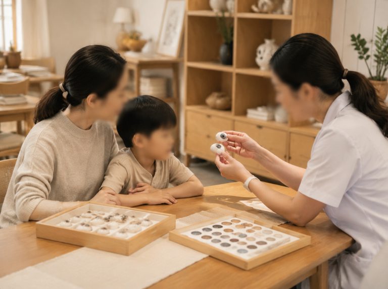 儿童高分子义眼个性化定制